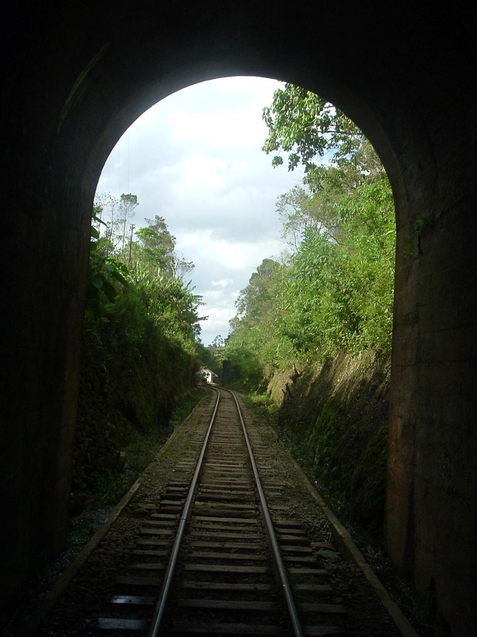 Túnel do Trem da Mantiqueira — Foto: Associação Brasileira de Preservação Ferroviária (ABPF)