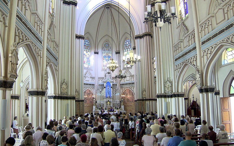 Igreja Nossa Senhora de Lourdes, em BH — Foto: Reprodução/TV Globo