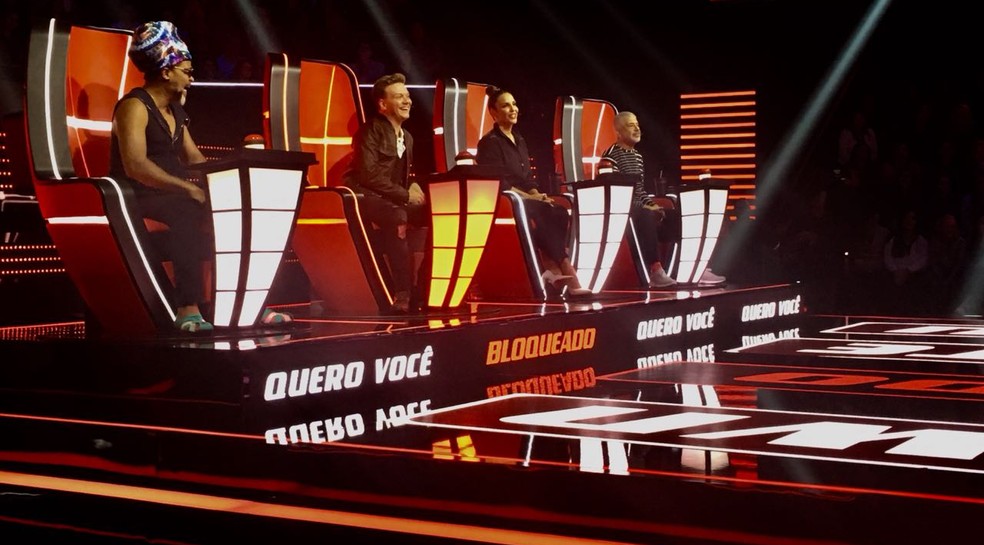 'The Voice Brasil' estreia botão de bloqueio  — Foto: Patricia Teixeira/G1