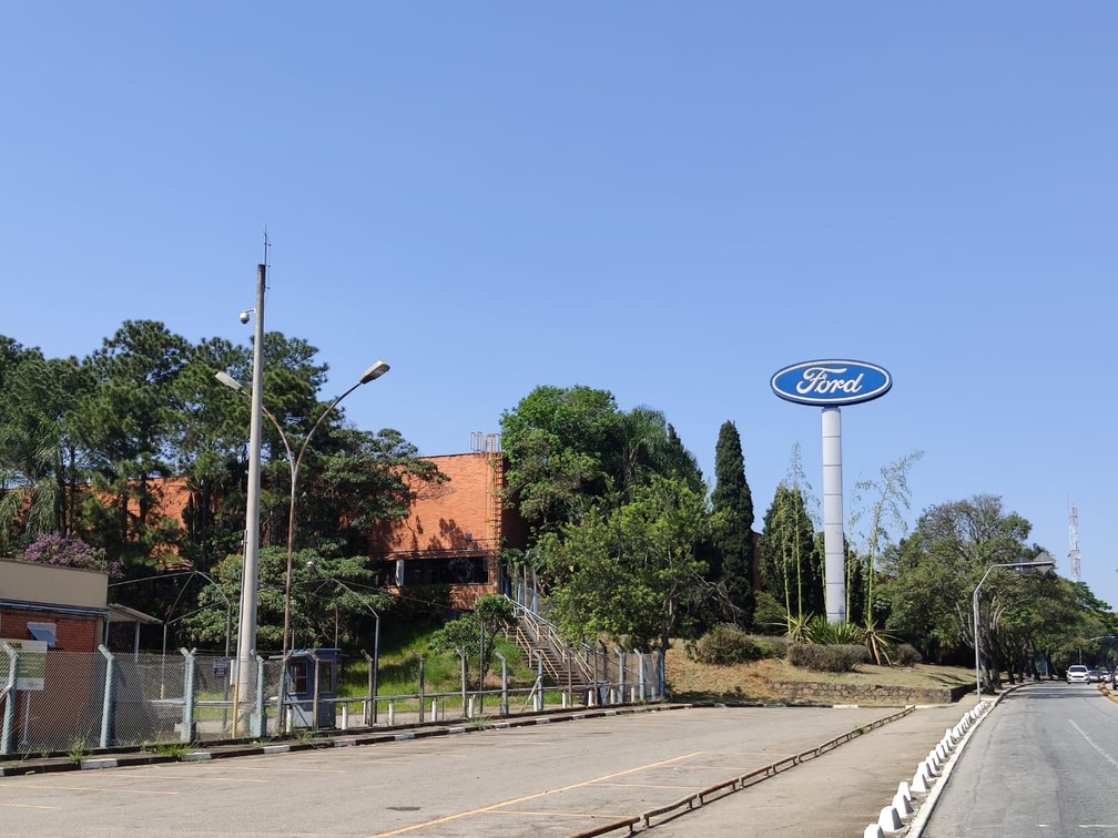 Antiga fábrica da Ford em São Bernardo do Campo, que encerrou as atividades em 30 de outubro de 2019 — Foto: André Paixão/G1