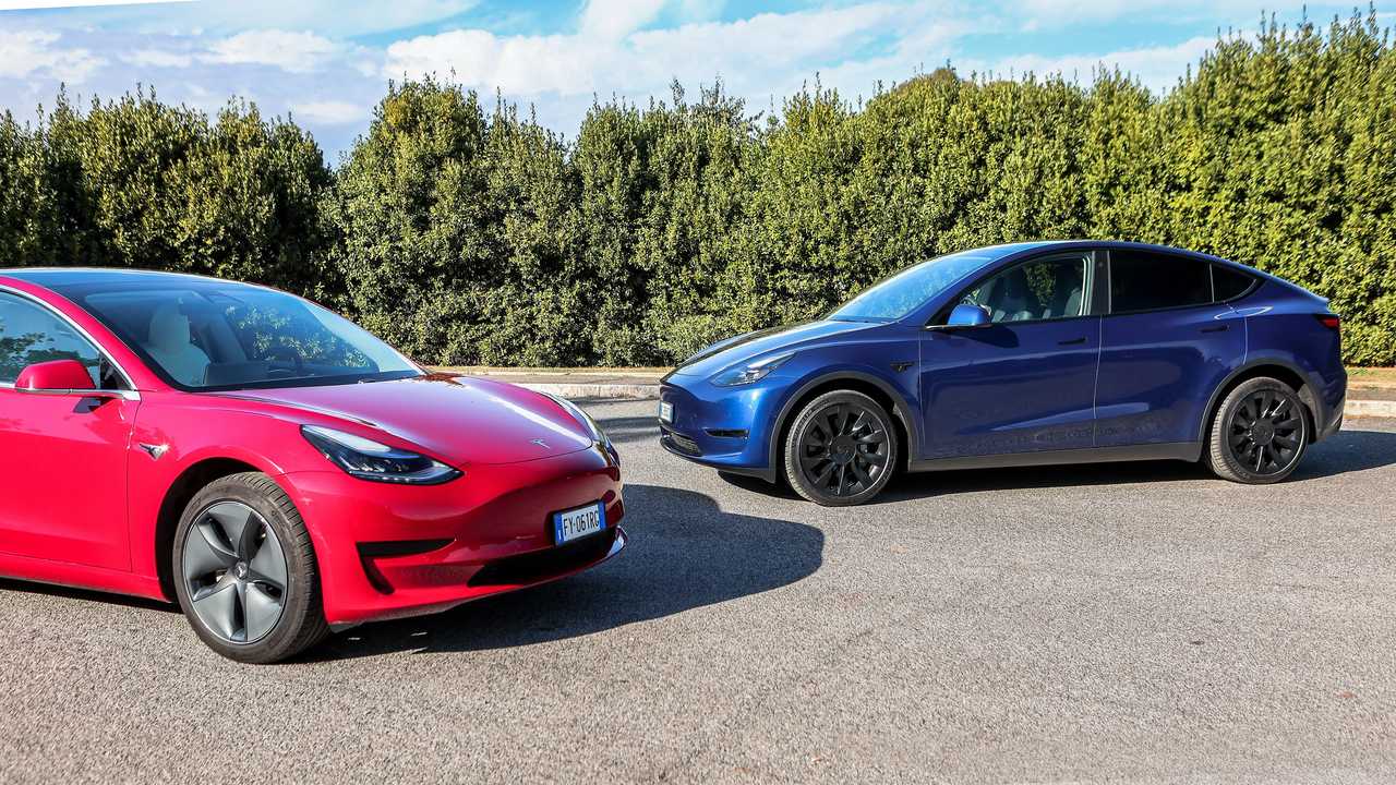 Tesla Model Y e Model 3